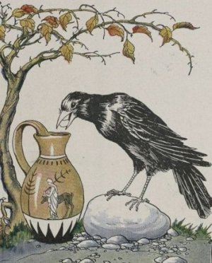 The-Crow-and-the-Pitcher