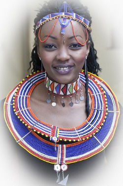 african massai necklace